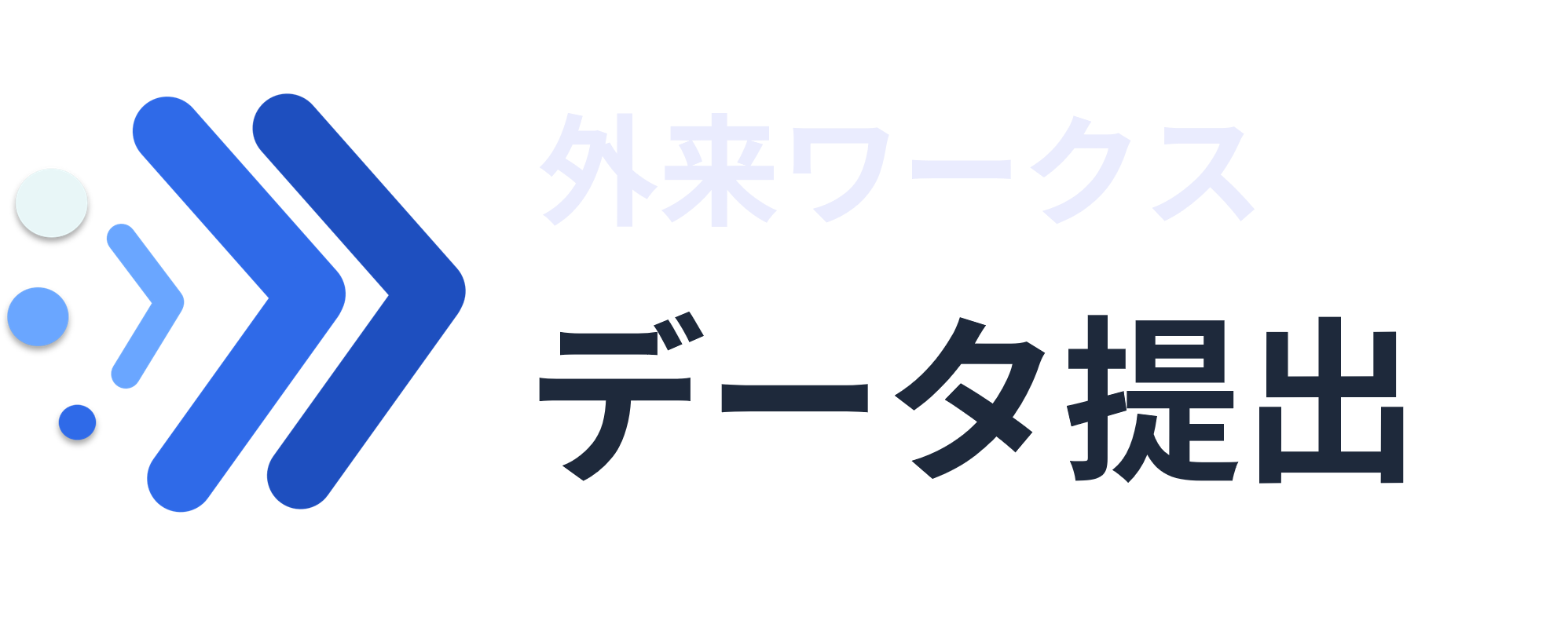 外来データ提出